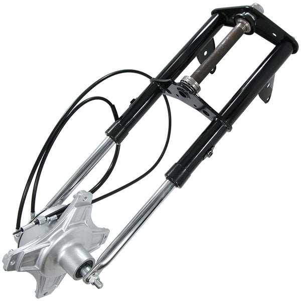 BS0076 Old Style Front Drum Forks In Black For DAX