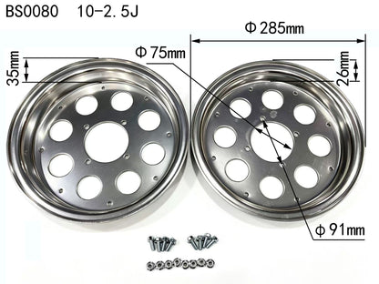 BS0080 - Alloy Split Rim 10 2.5J