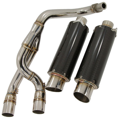 BS0090 - MAD MUNK Exhaust Twin Carbon Exhaust