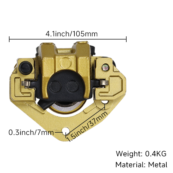 BS0110 - MAD MUNK Single Pot Brake Caliper