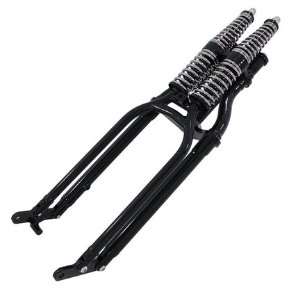 BS0127 Chopper Style CUB Spring Forks In Black