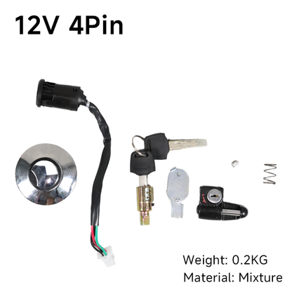 BS0157 -  MAD MUNK Complete Contact - Ignition Switch For MUNK