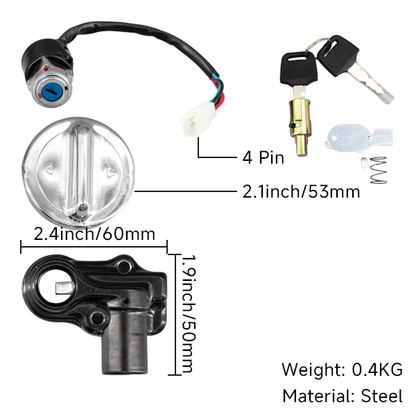 BS0158 - Complete Contact Ignition Switch For Dax