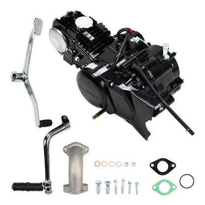 BS0186 Zongshen 125cc Kick Start Engine In Black
