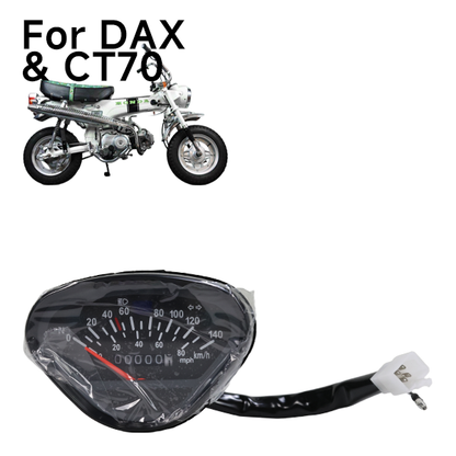 BS0197 - DX Speedometer Black Face - 140km/h