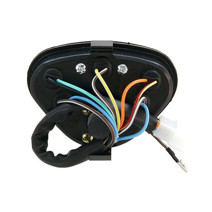 BS0197 DX Speedometer Black Face - 140km/h