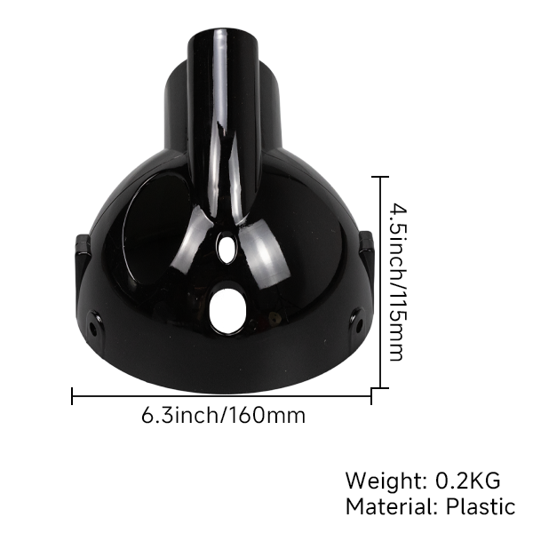 BS0209 - Front Light Case For Monkey Bike In Black