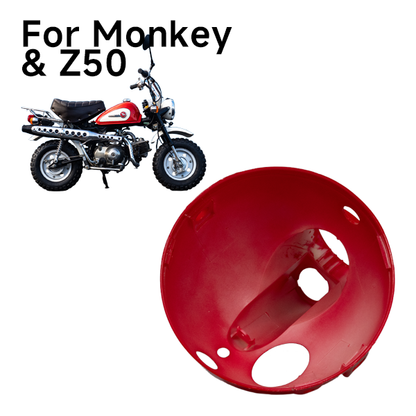 BS0211 - Munk Red Plastic Headlamp Shell