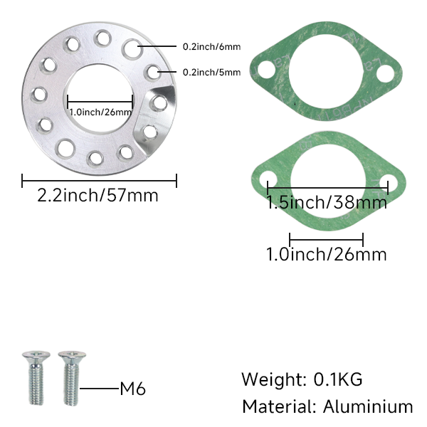 BS0279 - CARB SPINNER FOR ZONGSHEN 190 AND 212 ENGINES