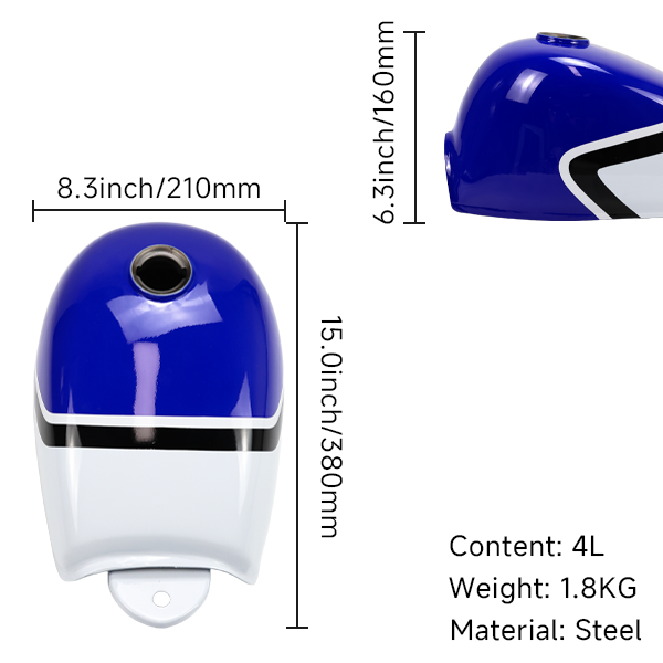 BS0293 - Munk Tank 3 Colours Blue Black & White