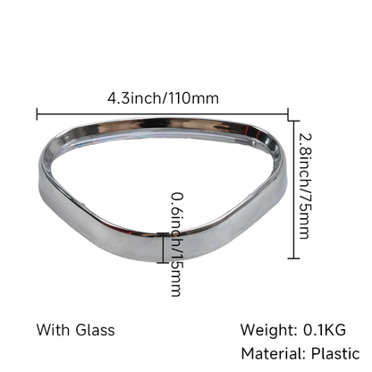 BS0306 - DX Chrome Replacemnt Ring and Glass for Speedo