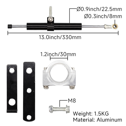 BS0316 - Black Alloy Fork Damper