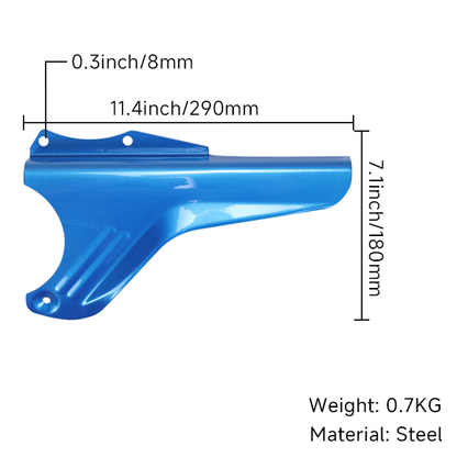 BS0326 - CT70 BLUE METAL CHAIN GUARD
