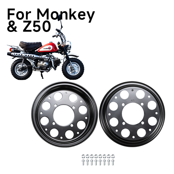 BS0364 - Munk 8 Black Rims 3.0j 8 Hole