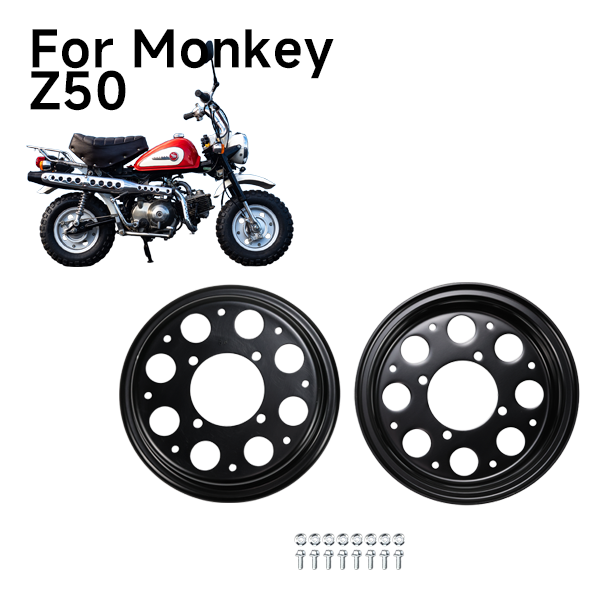 BS0365 - Munk 8 Black Rims 3.50j 8 Hole