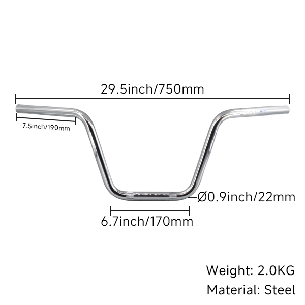 BS0366 - Chopper Style Handle Bars