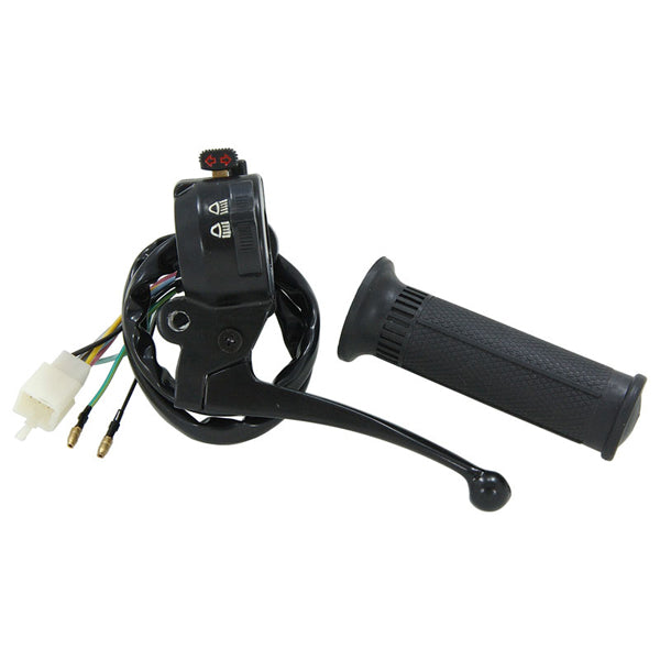 BS0374-BLACK-BLACK LIGHT SWITCH WITH CLUTCH LEVER DX