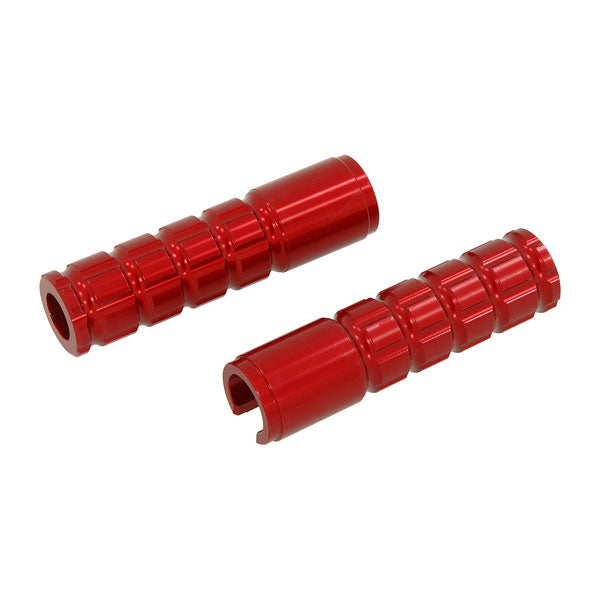 BS0425 - Red Anodised Foot Pegs