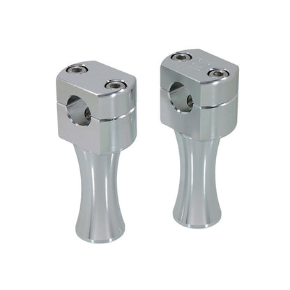 BS3145 - Kepspeed Alloy 100mm Handlebar Riser Clamp in Silver