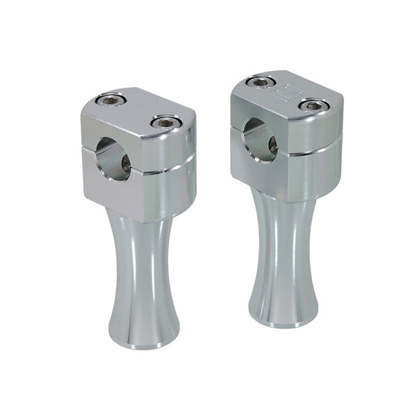 BS3145 - Kepspeed Alloy 100mm Handlebar Riser Clamp in Silver