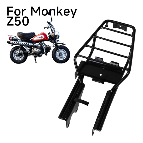 BS0555 - MUNK Rear Rack In Black Metal