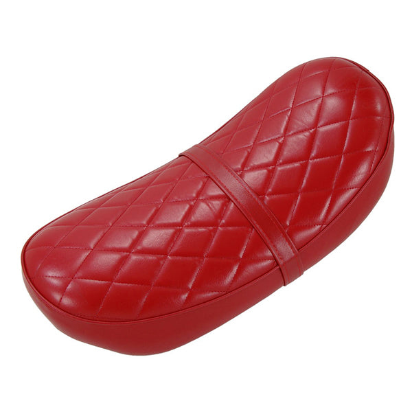 BS0558 - DAX Low Seat In Red With Small Diamond Pattern - 6V & 12V Frames