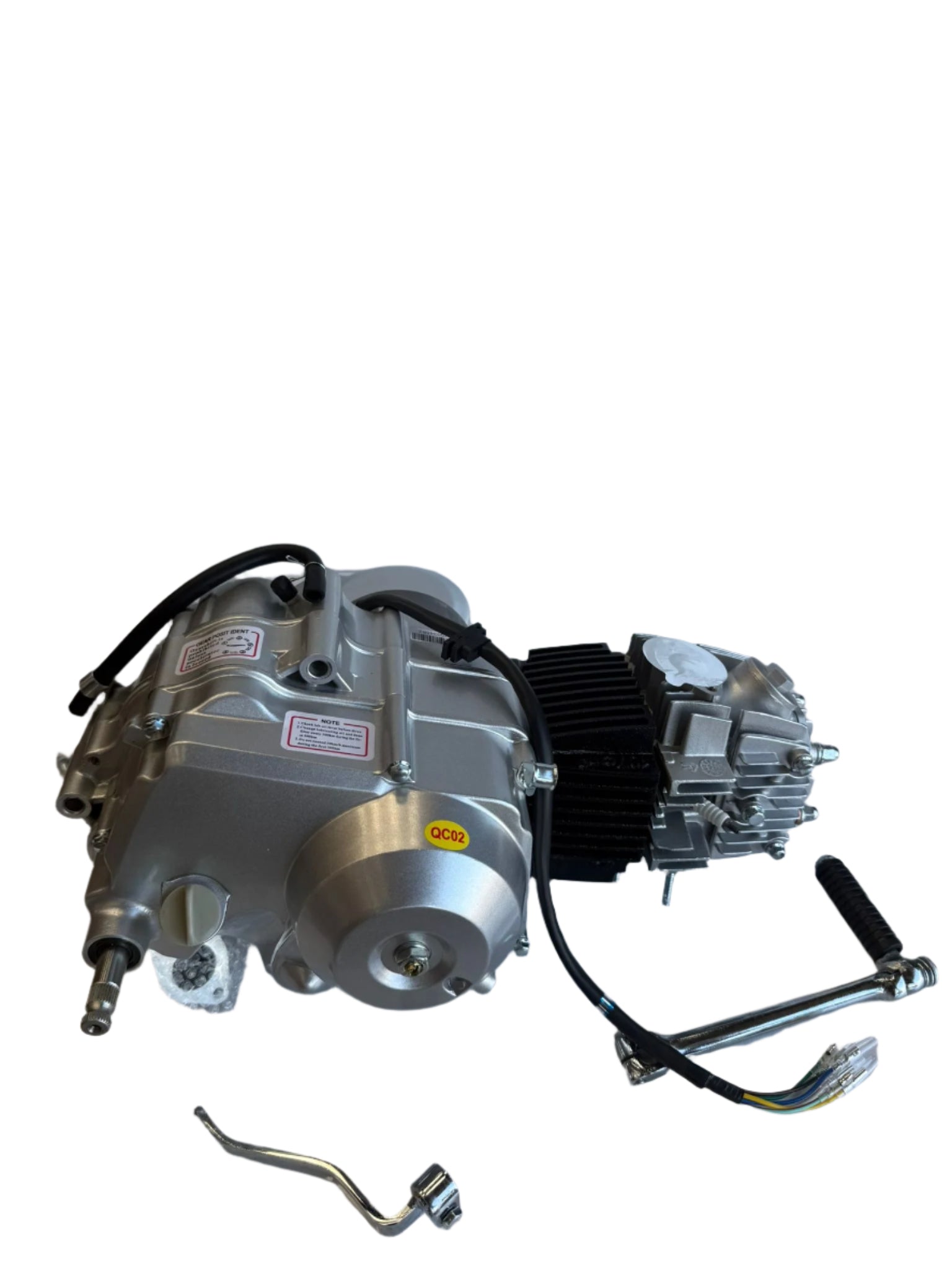 BS0613 -  107cc Semi Auto 4 Speed Kick Only In Silver