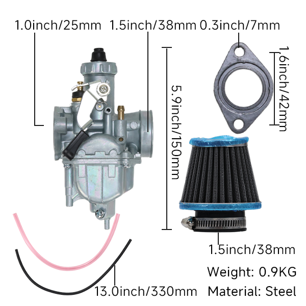 BS0646-NEW - Carburettor Set 22MM