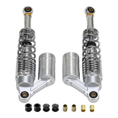 BS0656 Gas shock absorbers 330mm Chrome for Honda Dax Monkey & Skyteam