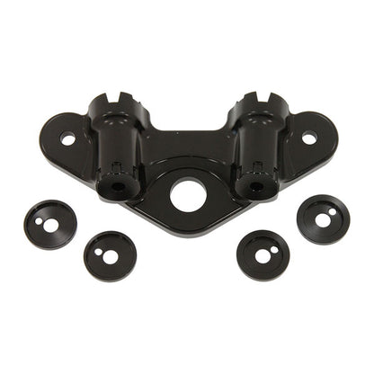 BS0704 - DX CNC Handle Bar Holder Black For Honda Old Timer DX