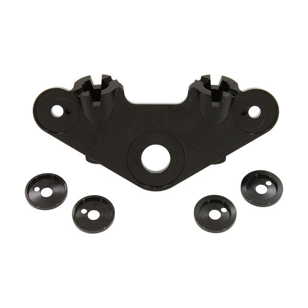 BS0704 - DX CNC Handle Bar Holder Black For Honda Old Timer DX