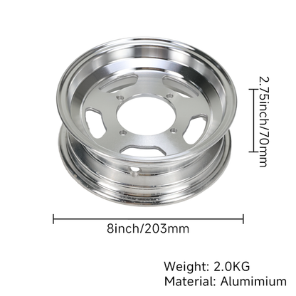 BS0722 - 8inch Tubeless Rim 2.75" 5 Holes for Monkey/Gorilla