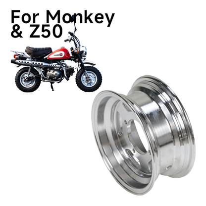BS0723 - Aluminium 8 X 3.5 Inches - 5 Holes Rim for Honda Monkey Gorilla and Singa Chimp Skymini Skybongo