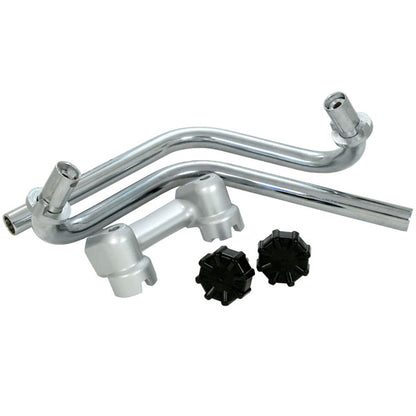 BS0730 - DX/MUNK Original Type Handlebar Set In Silver