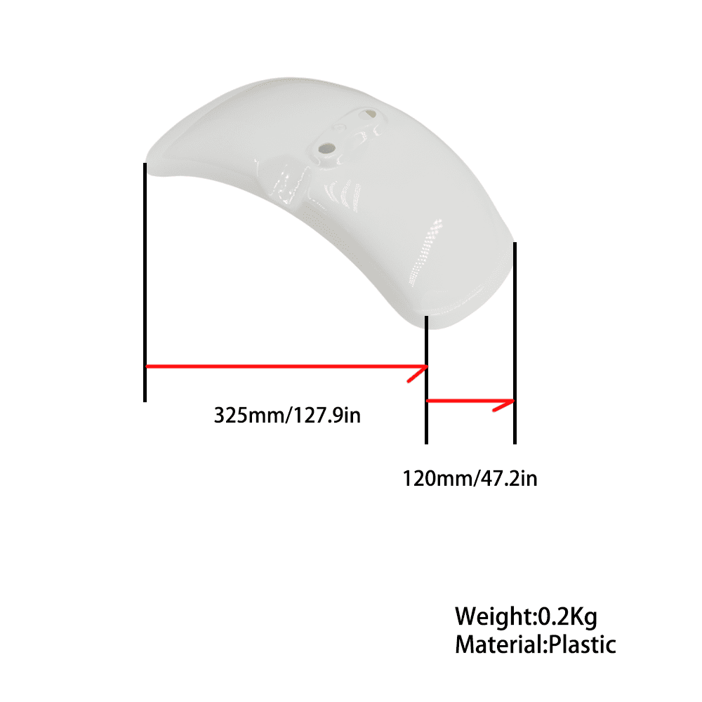 BS0747 - Munk Front White Fender