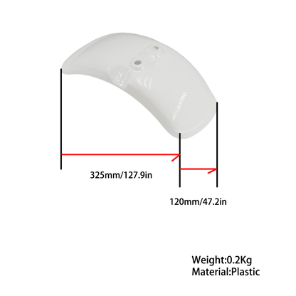 BS0747 - Munk Front White Fender