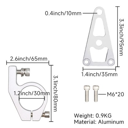 BS0838 - 30mm CNC Light Brackets