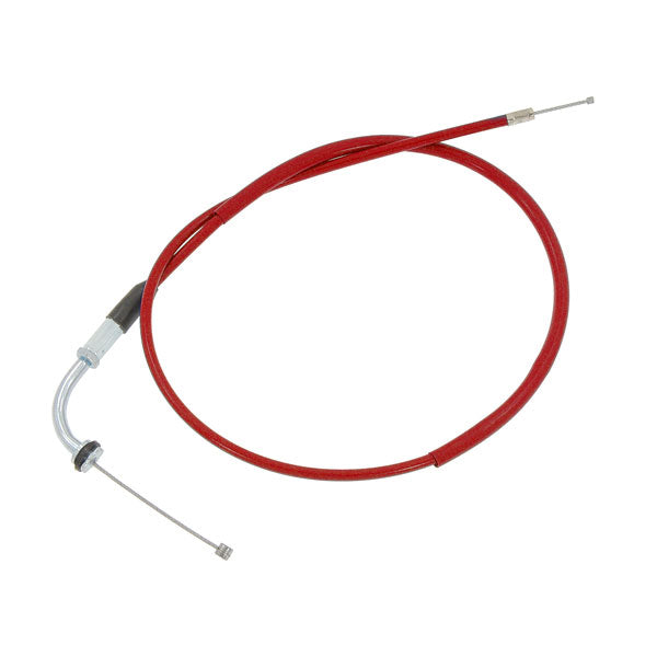 BS0850-RED-RED MUNK THROTTLE CABLE 50CC