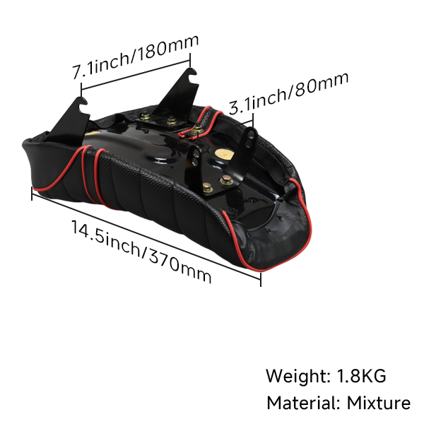 BS0939 - New MUNK Seat With Red Piping