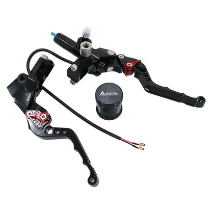 BS0984 - MUNK Brake Master Cylinder With Clutch Lever CNC In Black