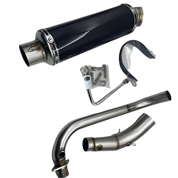 BS1019 - Dx Munk Zero Downswept Carbon Style Exhaust