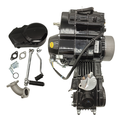 BS1025 - 50cc 4 Speed Manual Kick Engine in Black