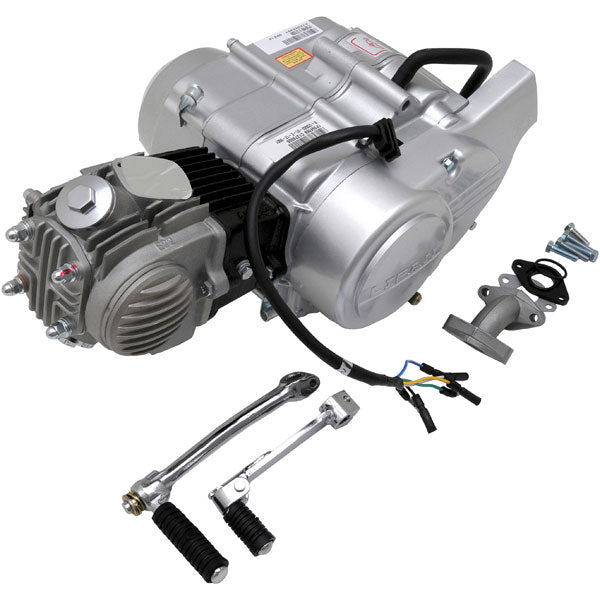 BS3349  - Lifan 70cc 4 Speed Manual Kick Silver