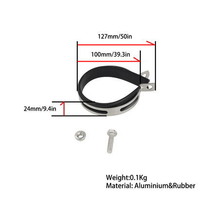 BS1082 - Exhaust Bracket Kit for up Swept Exhausts