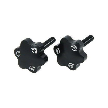BS3376 - 6 Sided CNC Handlebar Holder In Black