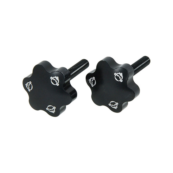 BS3376 - 6 Sided CNC Handlebar Holder In Black