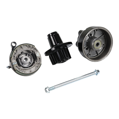 BS1100 Front & Rear Hubs In Black For MUNK