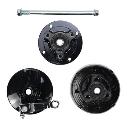 BS1100 Front & Rear Hubs In Black For MUNK