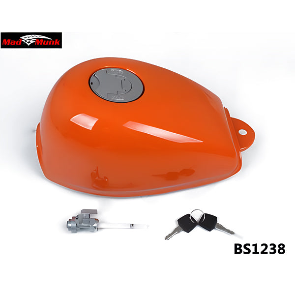BS1238 - Orange Munk Tank with Flat Fuel Cap
