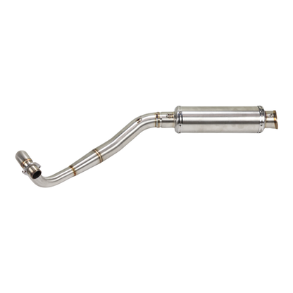 BS1247 - BRUSHED STAINLESS STEEL DOWN SWEPT EXHAUST